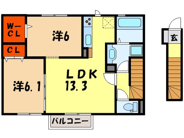 ウィット垂水の物件間取画像